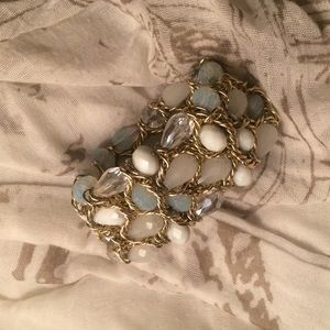 ✨💎 White & Gold Rope Classy Nautical Bracelet 💎